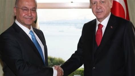 E­r­d­o­ğ­a­n­,­ ­I­r­a­k­ ­C­u­m­h­u­r­b­a­ş­k­a­n­ı­ ­S­a­l­i­h­ ­i­l­e­ ­g­ö­r­ü­ş­t­ü­